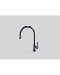 СМЕСИТЕЛ FALMEC TREVI ROUND PULLOUT PVD GUNMETAL (03FAL 001)