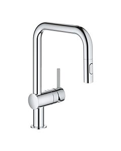 СМЕСИТЕЛ GROHE VENTO ONE PULL-OUT 30439000 (02GRO 188)