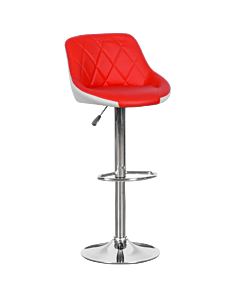 Бар стол Carmen 3080 - червено - бял (3521039_3)