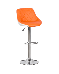 Бар стол Carmen 3080 - оранжево - бял (3521039_2)
