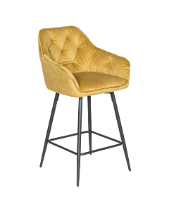 Бар стол LAZIO - жълт (3521313)