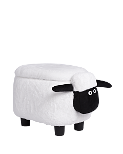 Детска табуретка с ракла - бяла овца (3530953)