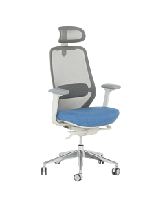 Ергономичен стол GLAND - син-сив (3520594)