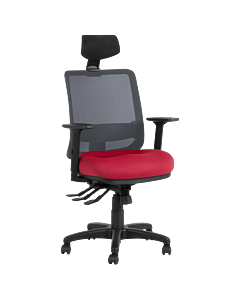 Ергономичен стол SEVERO - червен (3520777_3)