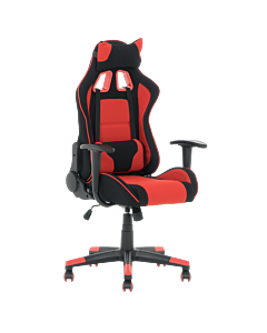Геймърски стол Carmen 6189 - черен-червен (3520189)