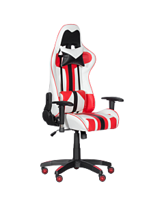 Геймърски стол Carmen 6192 - червен-бял (3520193)