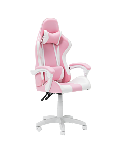 Геймърски стол Carmen 6311 - бял - розов (3520141)