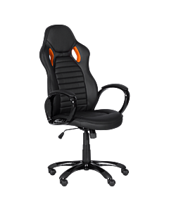 Геймърски стол Carmen 7502 - черно-оранжев (3520690_2)