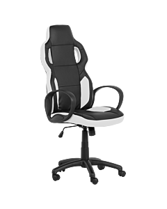 Геймърски стол Carmen 7510 - черно-бял (3520231_4)