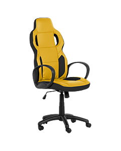 Геймърски стол Carmen 7510 - черно-жълт (3520231_2)