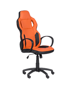 Геймърски стол Carmen 7510 - черно-оранжев (3520231)