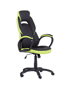 Геймърски стол Carmen 7511 - черно-зелен (3520233)