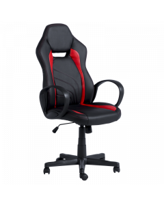 Геймърски стол Carmen 7525 - черно-червен (3520259)