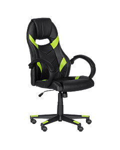Геймърски стол Carmen 7605 - черен - зелен (3520043)