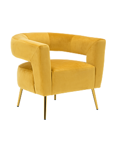 Кресло FRODI - жълт V (3550977)