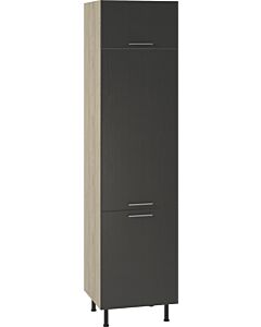 Кухненски шкаф SKY LOFT ШУ 60/241 HK-S златен дъб крафт/сиво  (005.002.3332)