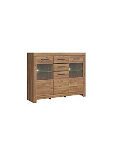 Витрина BALIN KOM1D2W2S корпус и фронт сибу златно  (015.005.0060)