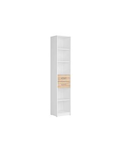 Етажерка NEPO PLUS REG2S/40 корпус бял/фронт дъб сонома  (020.004.0121)
