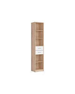 Етажерка NEPO PLUS REG2S/40 корпус дъб сонома/фронт бяло  (020.004.0316)