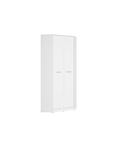 Ъглов гардероб NEPO PLUS SZFN2D корпус и фронт бяло  (020.004.0268)