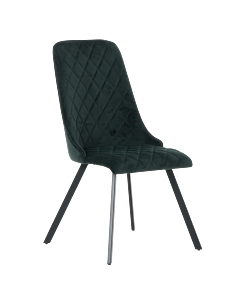 Трапезен стол ATLANTA - тъмнозелен (3532098)