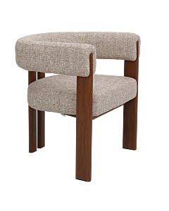 Трапезен стол DOMAR - кафяв 170 RS2 (3532181)