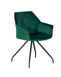 Трапезен стол KENDAL - тъмнозелен BF 2 (3532007_2)