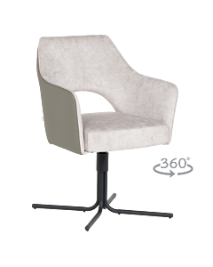 Трапезен стол PARNU - крем N (3532278_1)