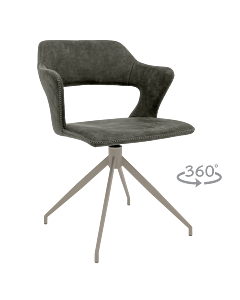 Трапезен стол RAPLA 1 - тъмносив 09 (3532252)