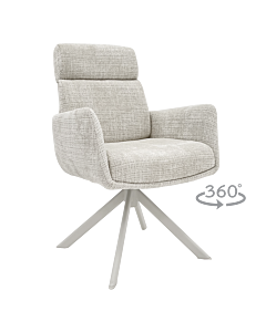 Трапезен стол TORVA 6 - бял 01 (3532290)