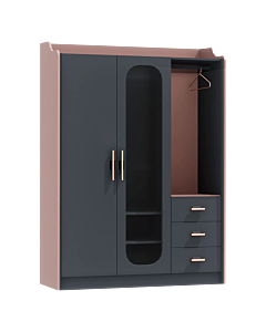 Трикрилен детски гардероб VALENCIA (3575389)