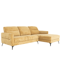 Ъглов диван INGA - жълт V68 (3551557)