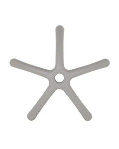 Звезда за детски стол - 250 мм - полипропилен - сива (7040061)