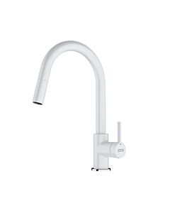 СМЕСИТЕЛ FRANKE LINA PULL OUT Nozzle Side White (02FRA 047)