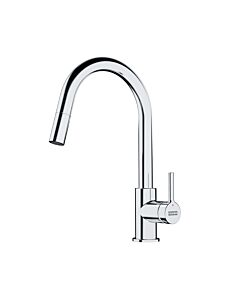 СМЕСИТЕЛ FRANKE TAP LINA J PULL OUT Chrome (02FRA 061)