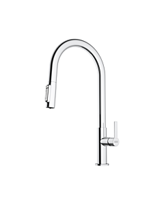 СМЕСИТЕЛ FRANKE Maris Slim Clear Water J Pulldown Chrome (02FRA 073)