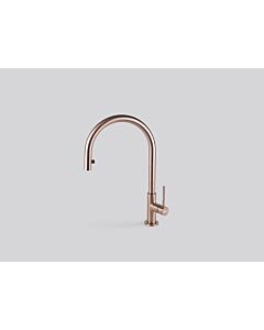 СМЕСИТЕЛ FALMEC TREVI ROUND PULLOUT PVD COPPER (03FAL 002)