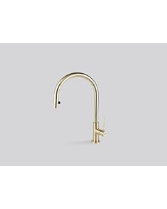 СМЕСИТЕЛ FALMEC TREVI ROUND PULLOUT PVD GOLD (03FAL 003)