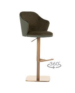 Бар стол BANKET - зелен RG (3521510)