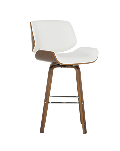 Бар стол Carmen 4027-2 - орех / бял (3521134)