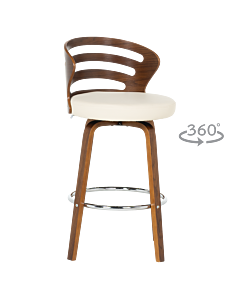 Бар стол Carmen 4041 - орех - крем (3521130_1)