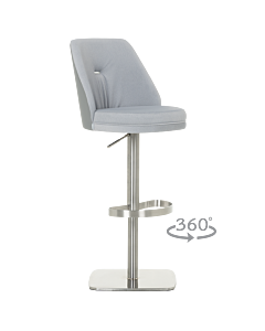 Бар стол HAUNA - светлосив SS (3521512)