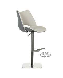 Бар стол MARIRA 2 - светлосив BG (3521508)