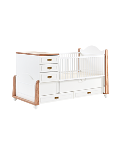 Бебешка кошара и детско легло 2в1 TIFFANY 80 x 180 (3575520)