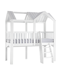 Детско легло къща MIAMI 90 x 200 - бяло (3575111)