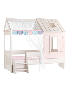 Детско легло къща PINK HOUSE - 90 х 200 - розово (3575081)