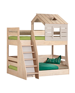 Двуетажно детско легло MY HOUSE - ляво (3575051)