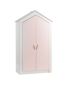Двукрилен детски гардероб PINK HOUSE (3575086)