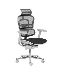 Ергономичен стол ERGOHUMAN ELITE 2 - сива рамка - черен (3520661)