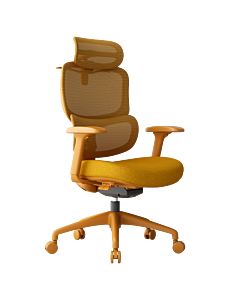 Ергономичен стол JULFA - жълт (3520652)